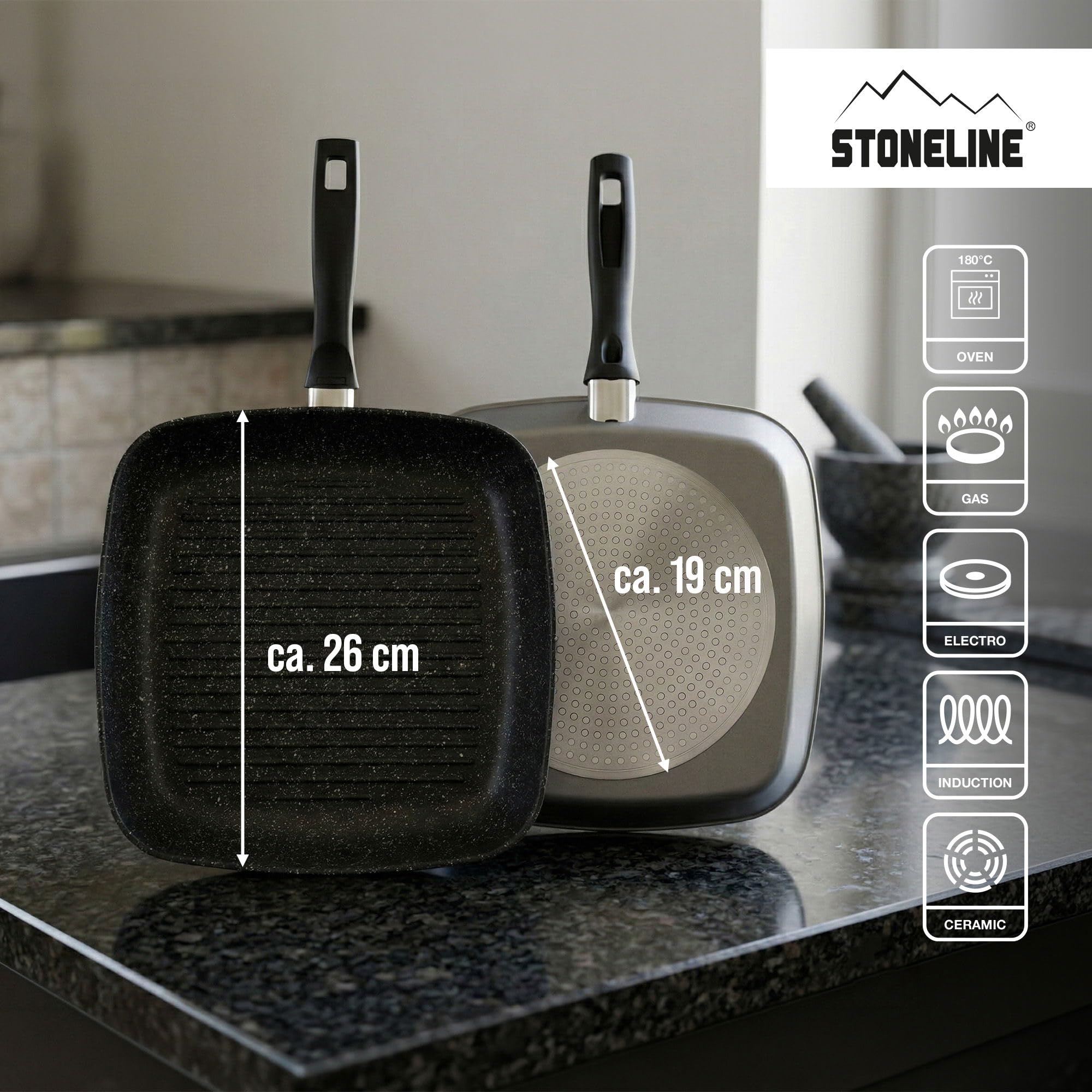 stoneline-grillpfanne-26-x-26-cm-aluguss-steakpfanne-induktion image 3