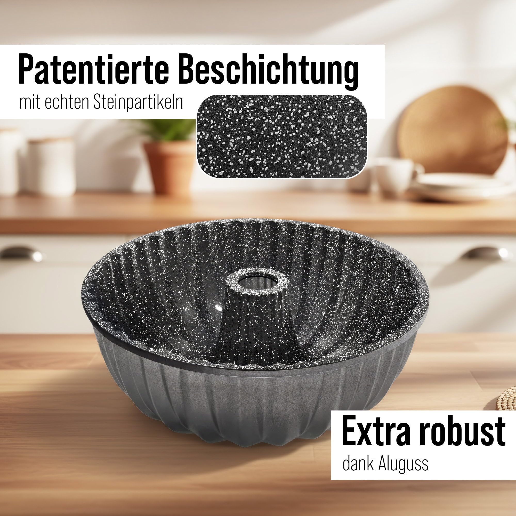 stoneline-classic-gugelhupf-backform-24-5-cm-aluguss-mit-steinpartikel-antihaftb image 4
