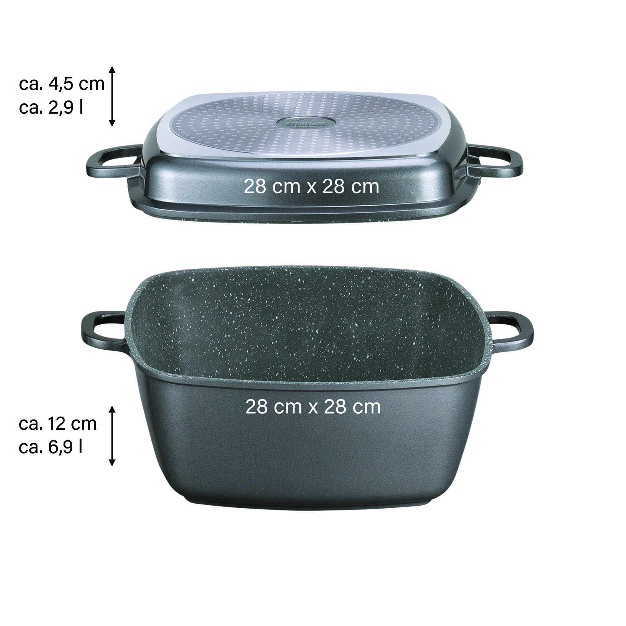 stoneline-aluguss-br-ter-induktion-28-cm-7-1-l-set-5-teilig-antihaft-mit-steinpa image 6