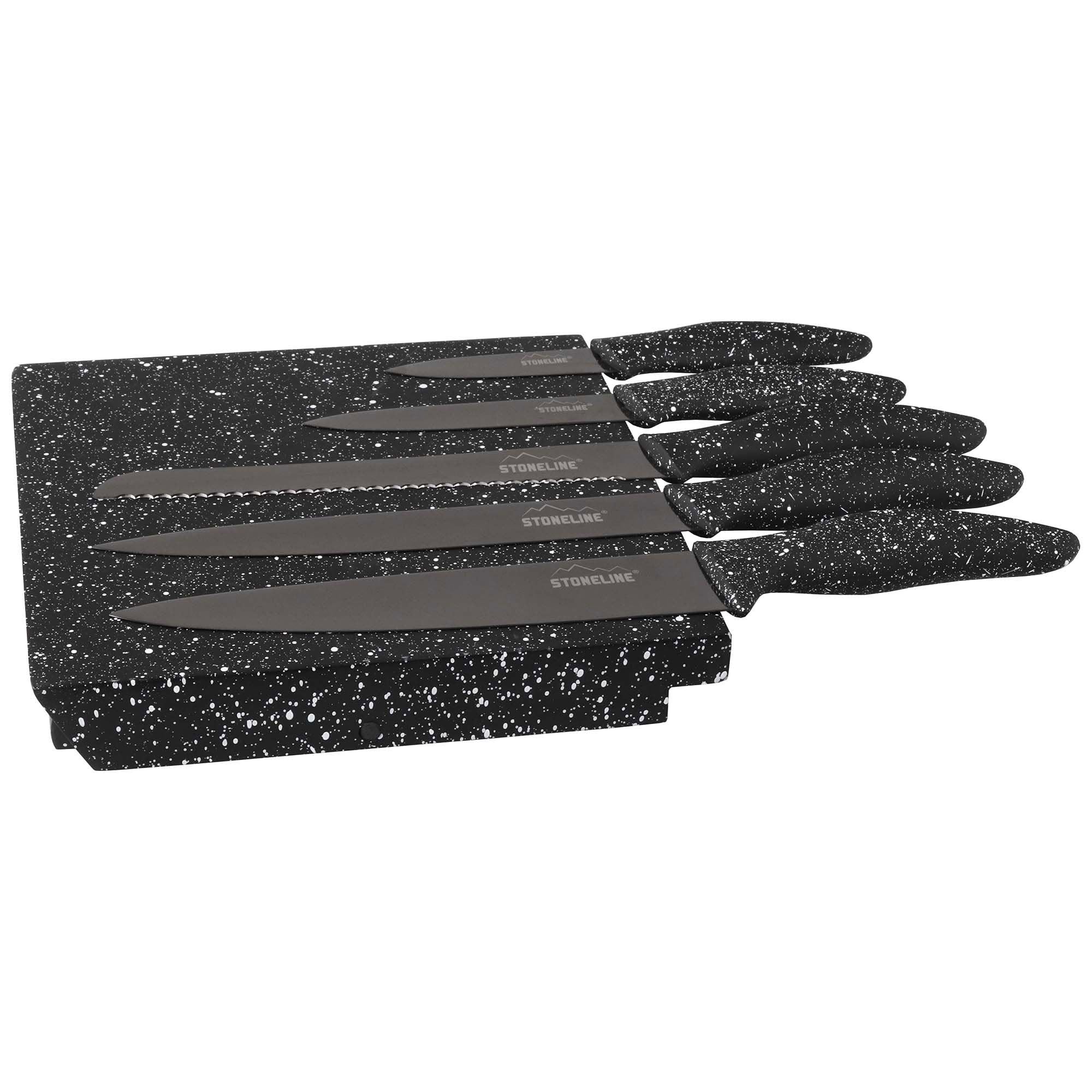stoneline-magnet-messerblock-5-tlg-edelstahl-messerset-titan image 4