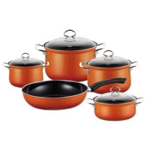riess-stielkasserolle-16-cm-nouvelle-corall-1-liter-emaille-ohne-deckel image 5