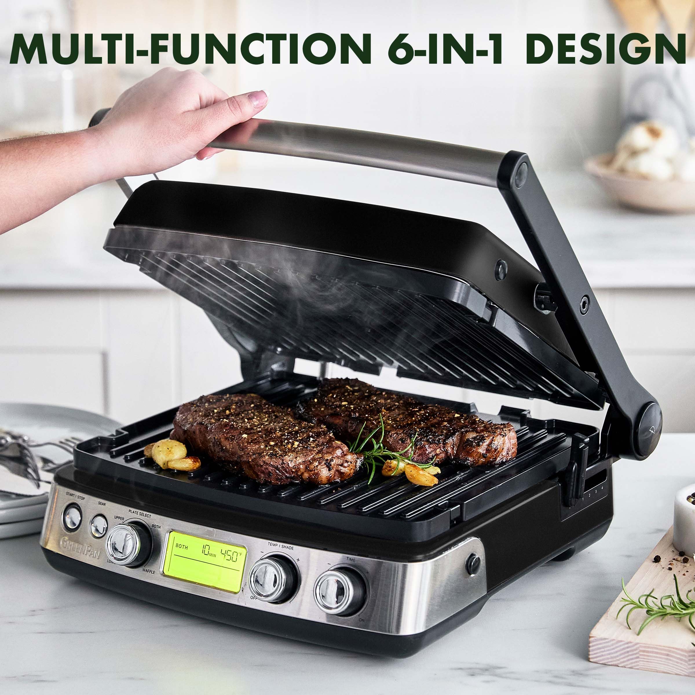 greenpan-elite-6-in-1-kontaktgrill-und-griddle-schwarz-pfas-frei image 5