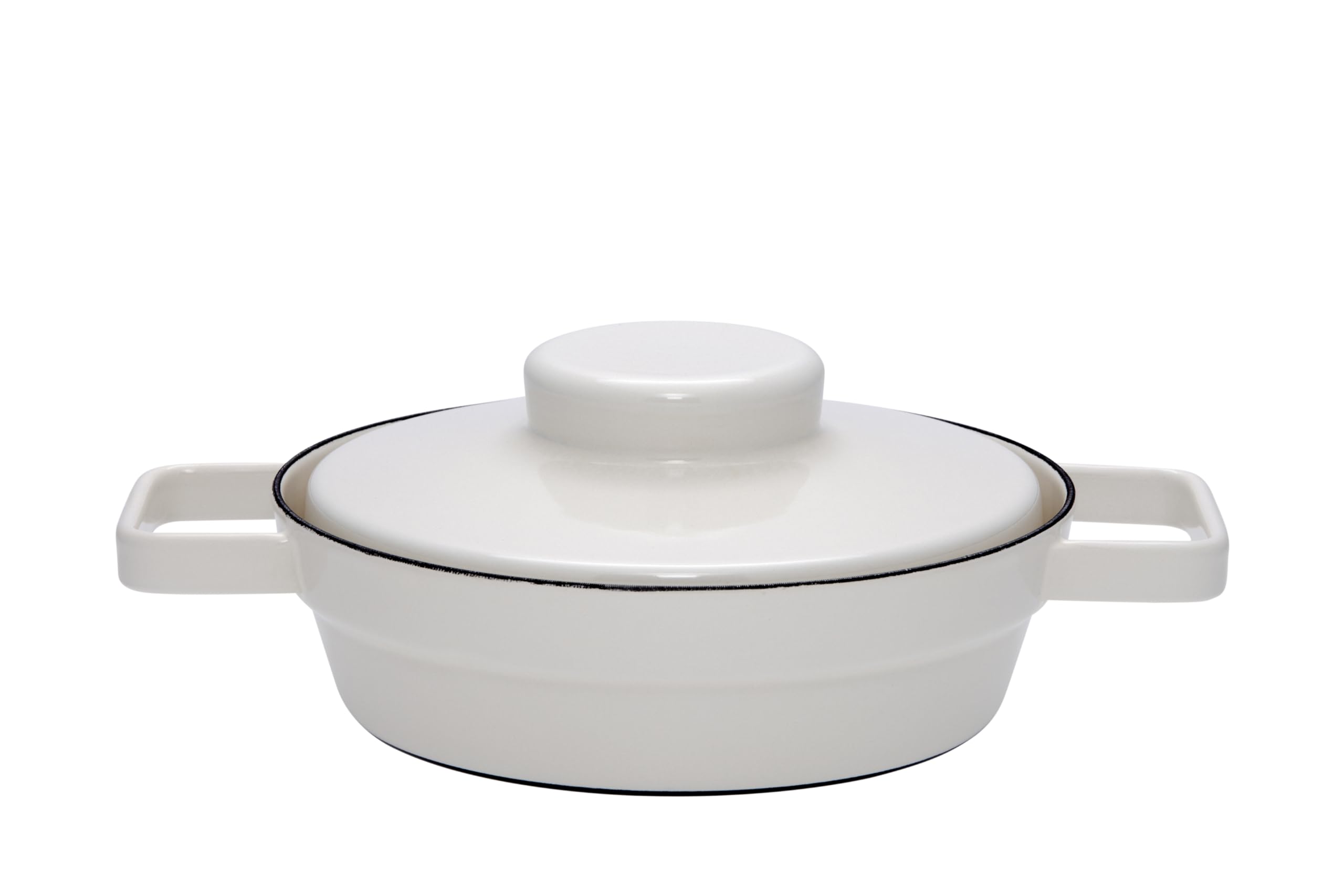 riess-aromapots-light-grey-pfanne-mit-deckel-20cm-emaille-induktion image 1