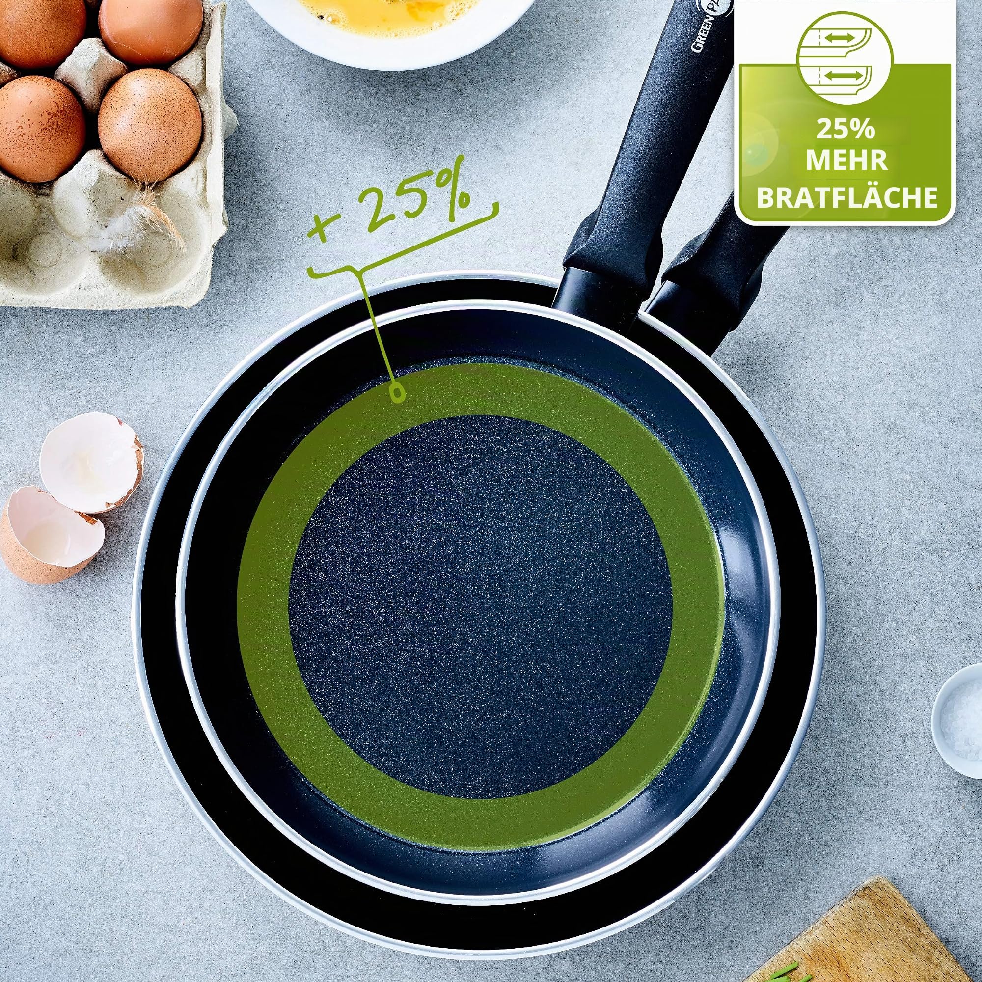 greenpan-torino-wokpfanne-28-cm-3-6-liter-keramik-antihaft-schwarz image 2