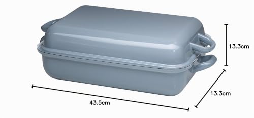 riess-0105-065-bratpfanne-mit-deckel-37-26-classic-pure-grey-emaille-37-x-26-cm image 8
