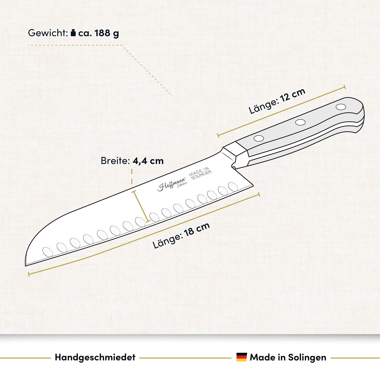 hoffmann-germany-santokumesser-18-cm-klassik-serie-handgeschmiedet-in-solingen image 3