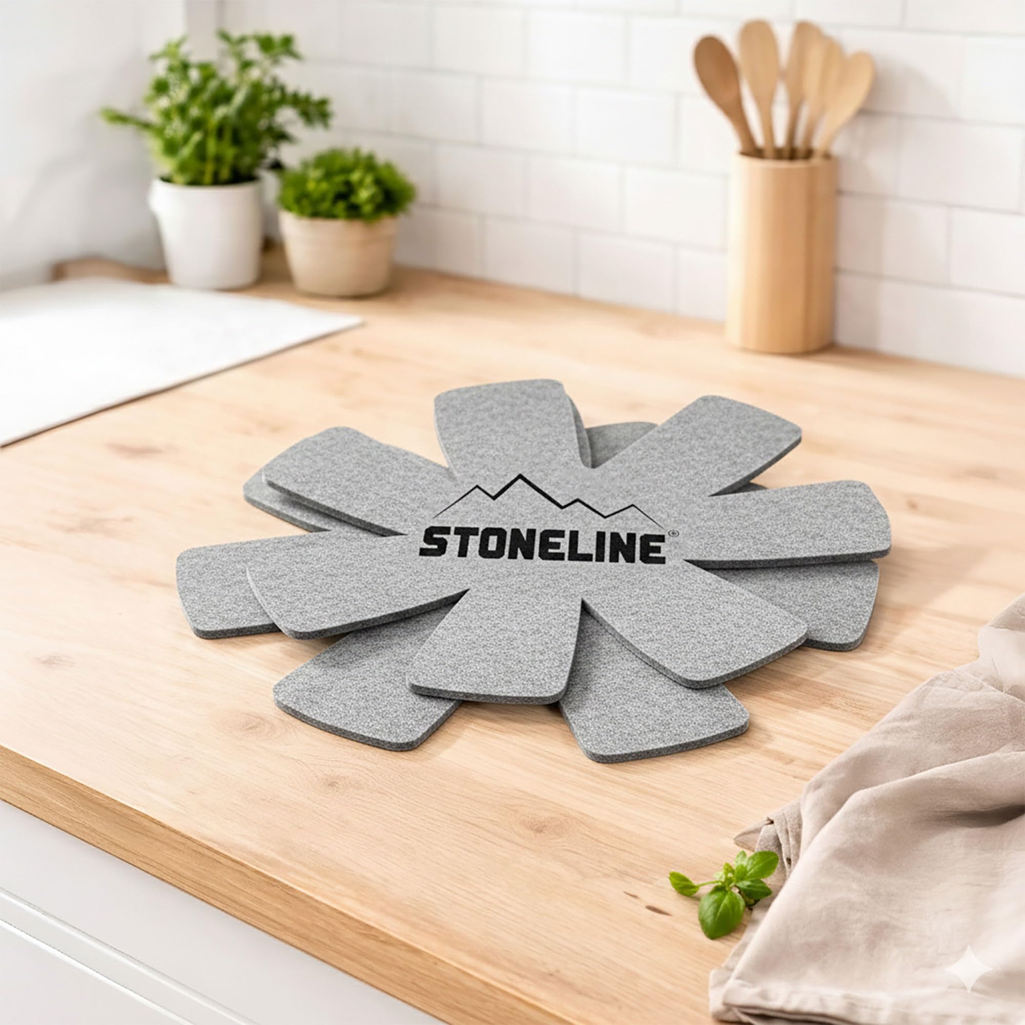 stoneline-pfannenschoner-filz-set-2-teilig-38-cm-grau image 2