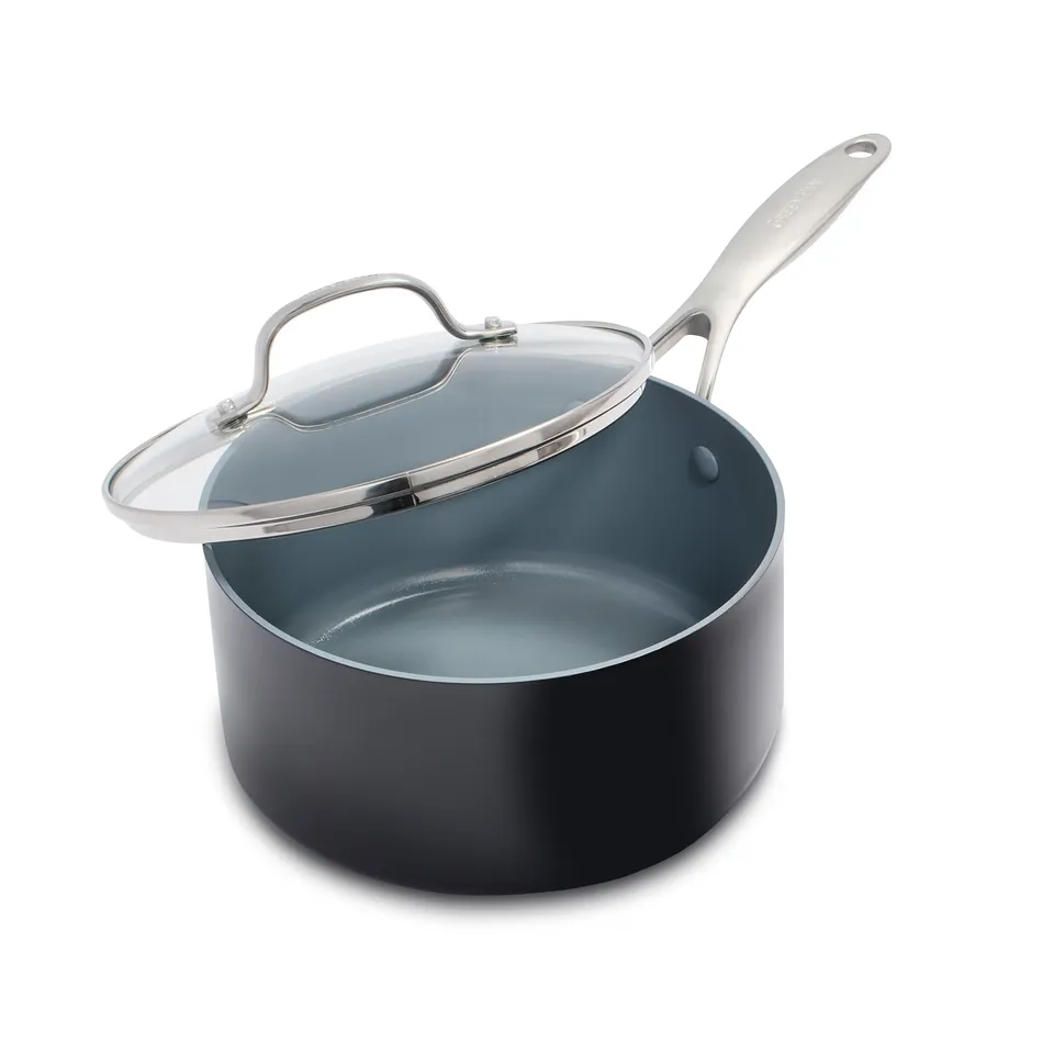 greenpan-valencia-pro-stielkasserolle-18-cm-2-liter-pfas-frei-grau-mit-deckel image 1