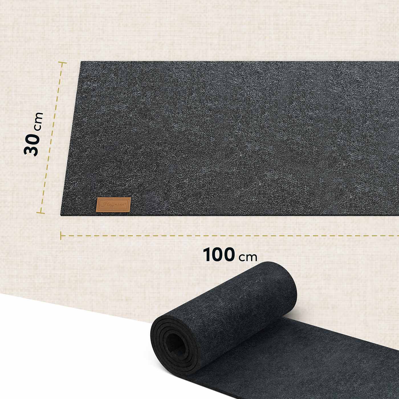 hoffmann-germany-tischdeko-17-teilig-dunkelgrau-tischl-ufer-100x30-platzsets-unt image 4