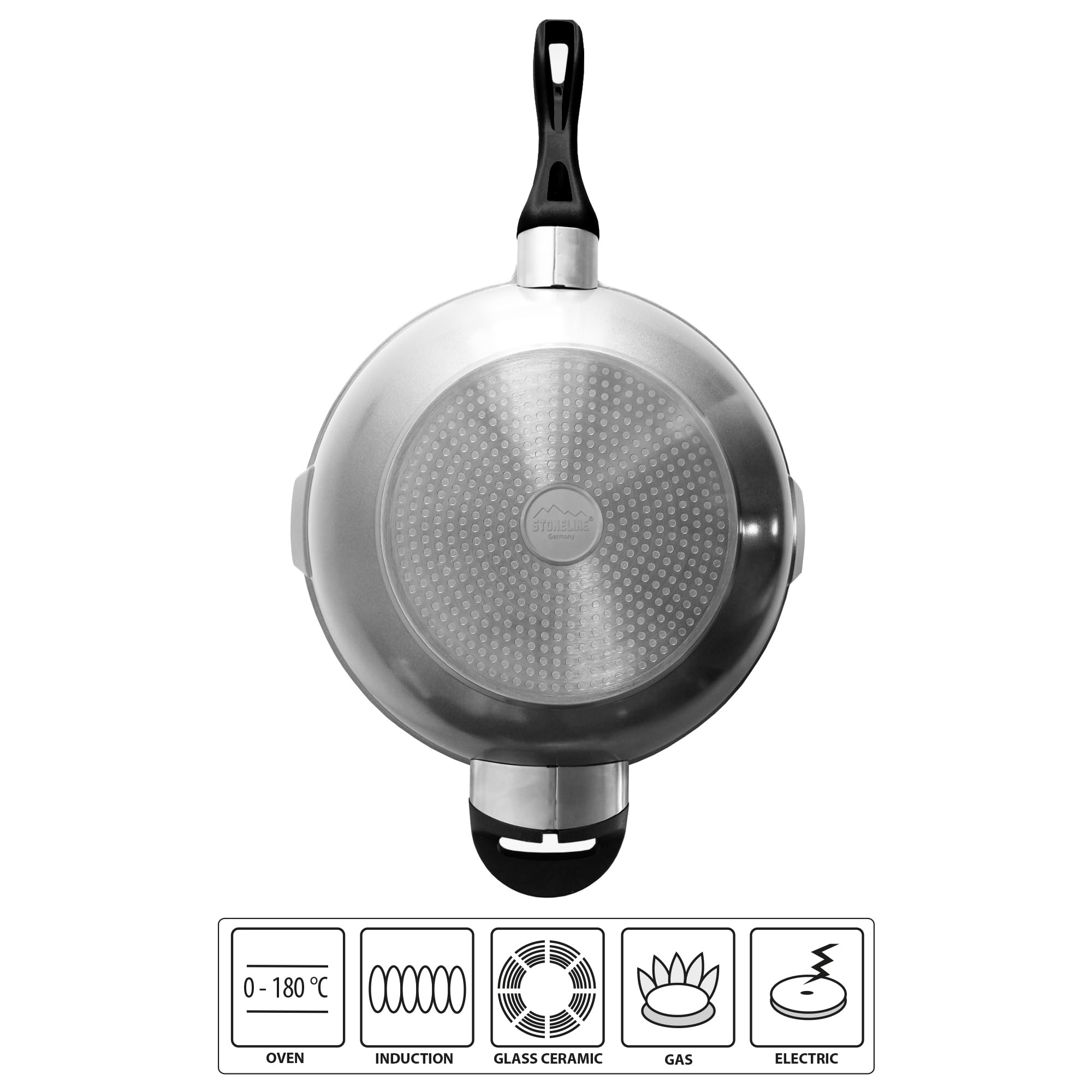 stoneline-future-wok-32-cm-5-7-l-mit-sieb-glasdeckel-grau image 4