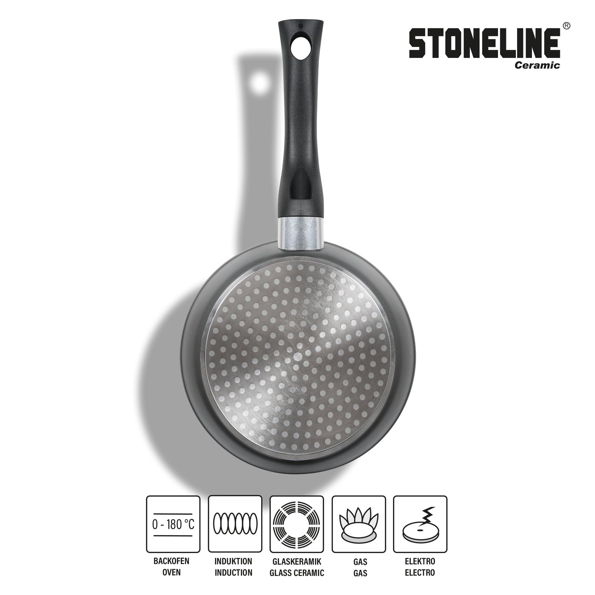 stoneline-ceramic-bratpfanne-16-cm-0-6-l-pfas-freie-keramikpfanne-schwarz image 2