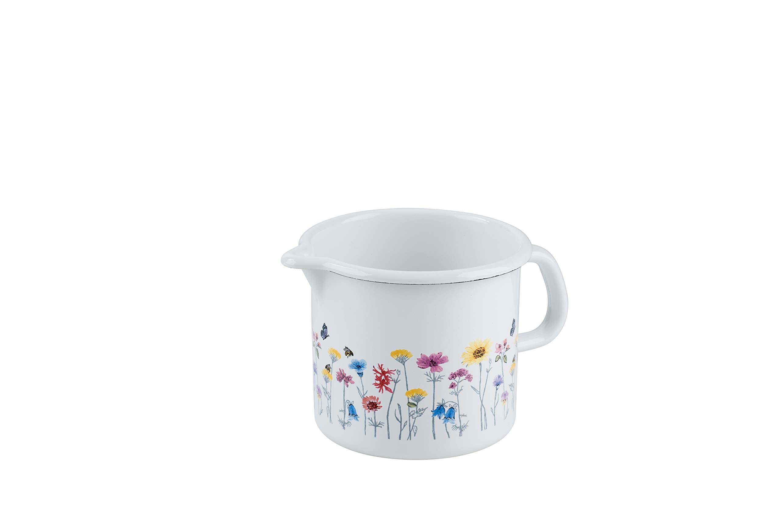 riess-flora-5-teiliges-emaille-topfset-12-24-cm-wei-mit-blumenmuster image 4