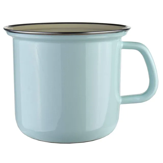 riess-classic-topf-mit-chromrand-14-cm-t-rkis-1-5-liter-emaille image 1