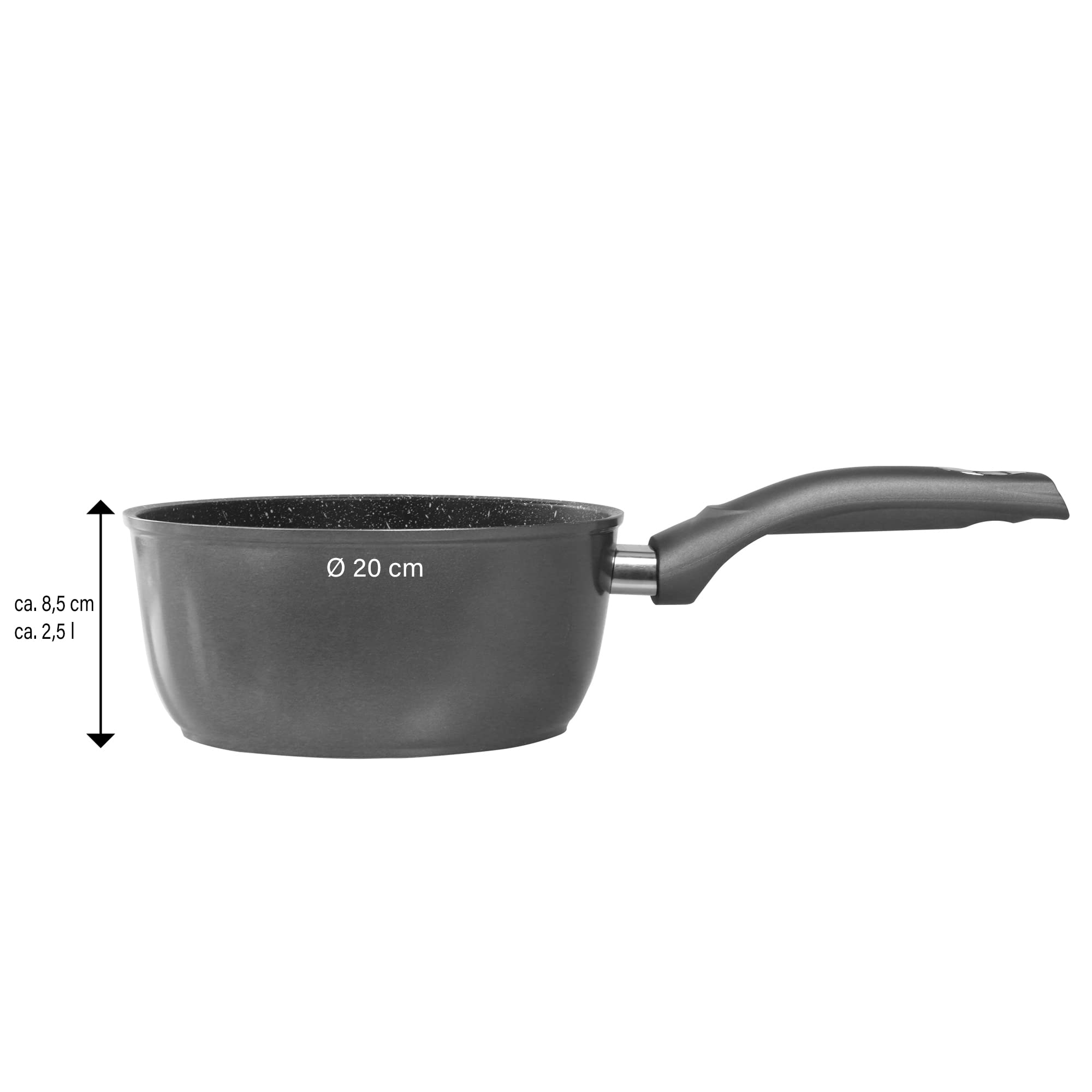 stoneline-gourmundo-stielkasserolle-20-cm-2-5-l-antihaft-mit-echten-steinpartike image 4