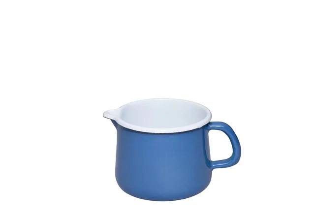 riess-schnabeltopf-12-cm-nature-blue-dark-emaille-milchtopf-1-0-l-induktion image 1