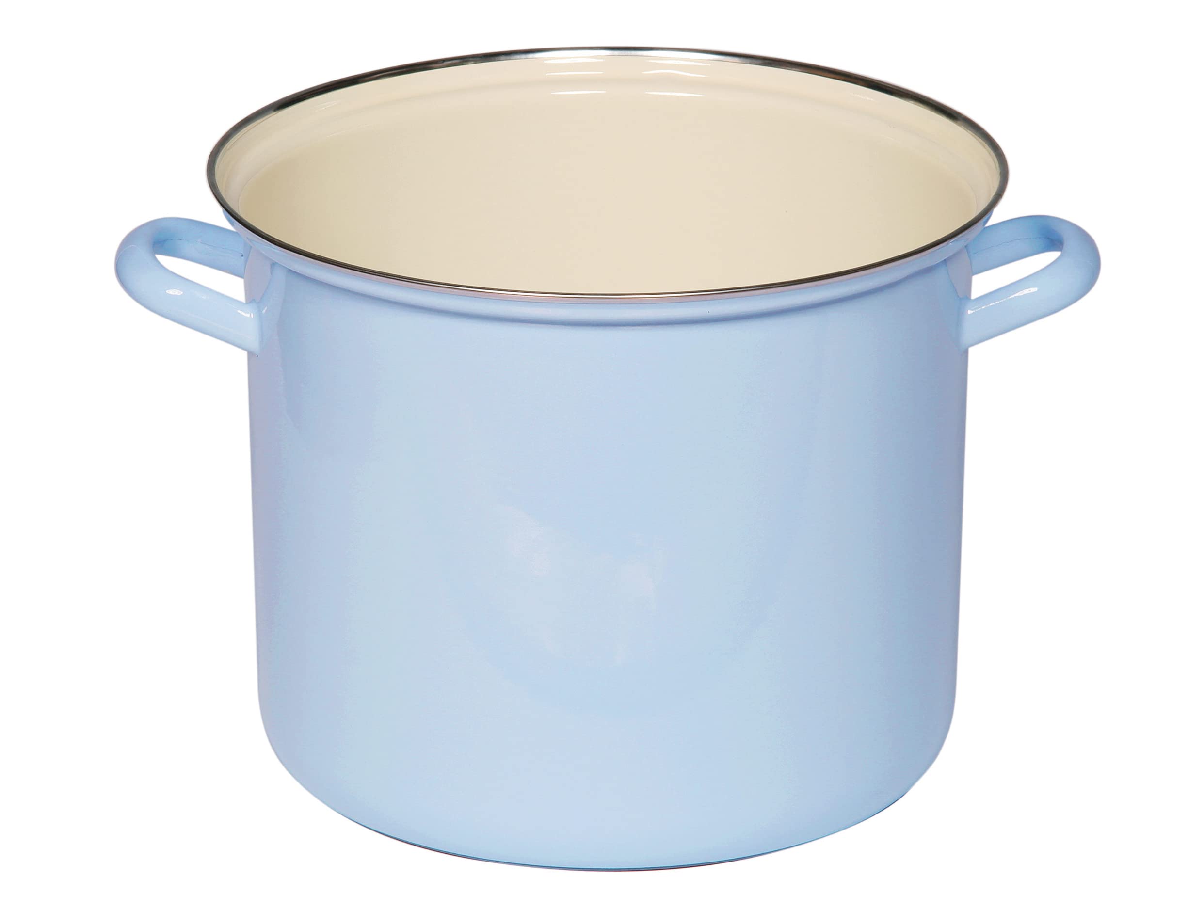 riess-topf-mit-chromrand-18-cm-bunt-pastell-emaille-3-0-liter image 1