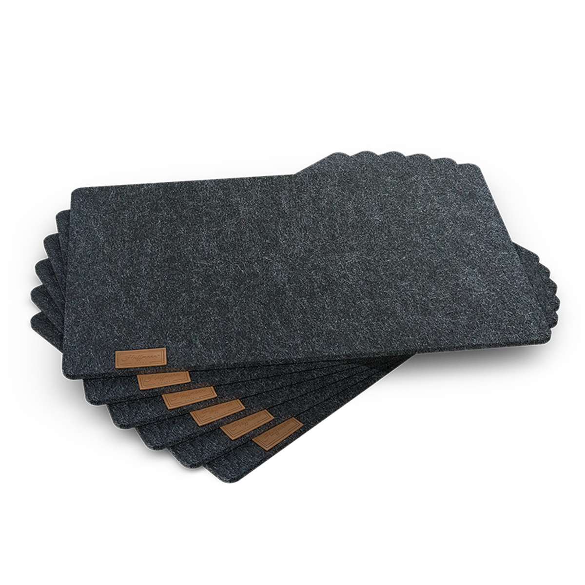 hoffmann-germany-platzsets-45x30-cm-6-st-ck-dunkelgrau image 1