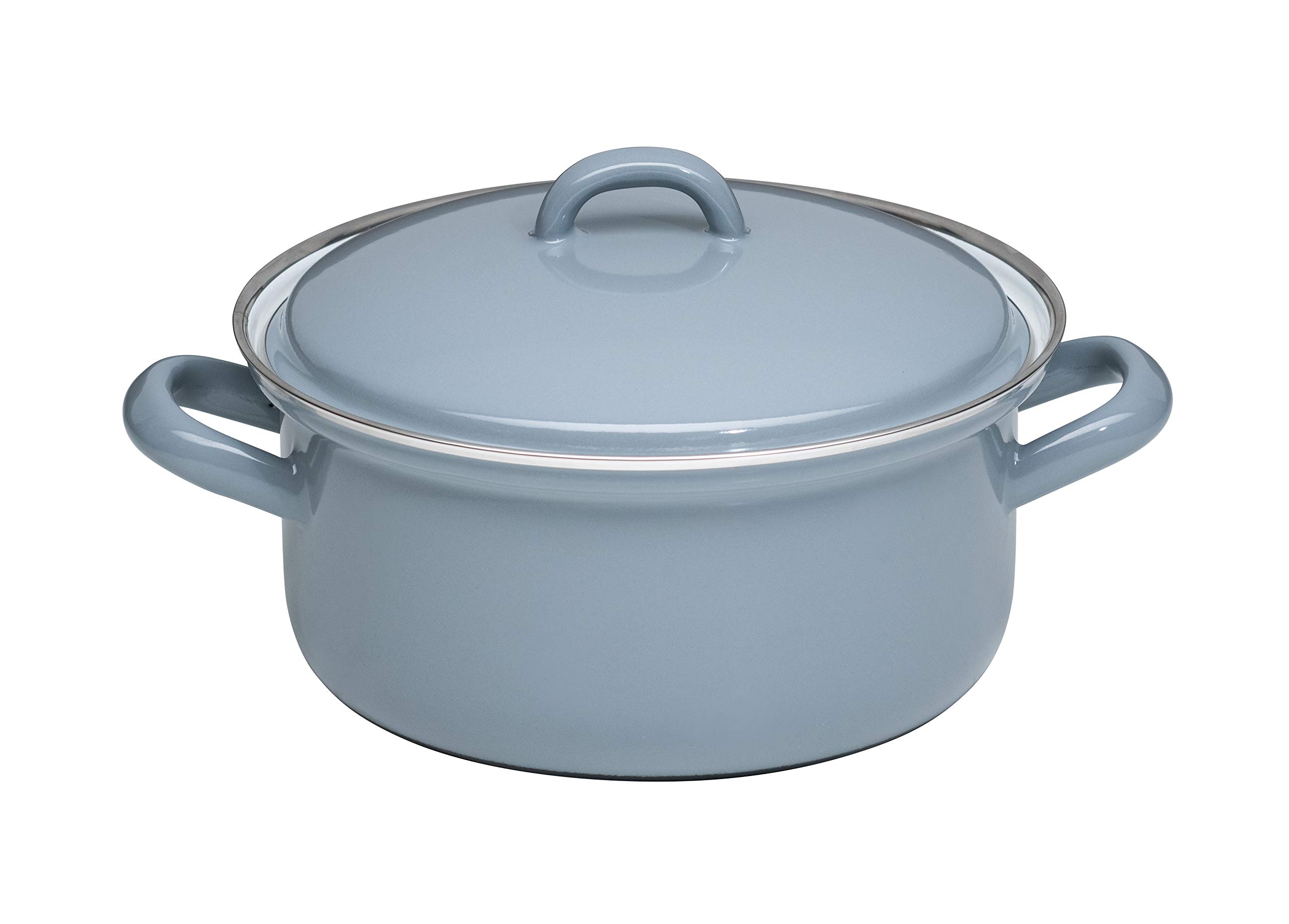 riess-kasserolle-mit-deckel-pure-grey-18-cm-1-6-liter-emaille image 1