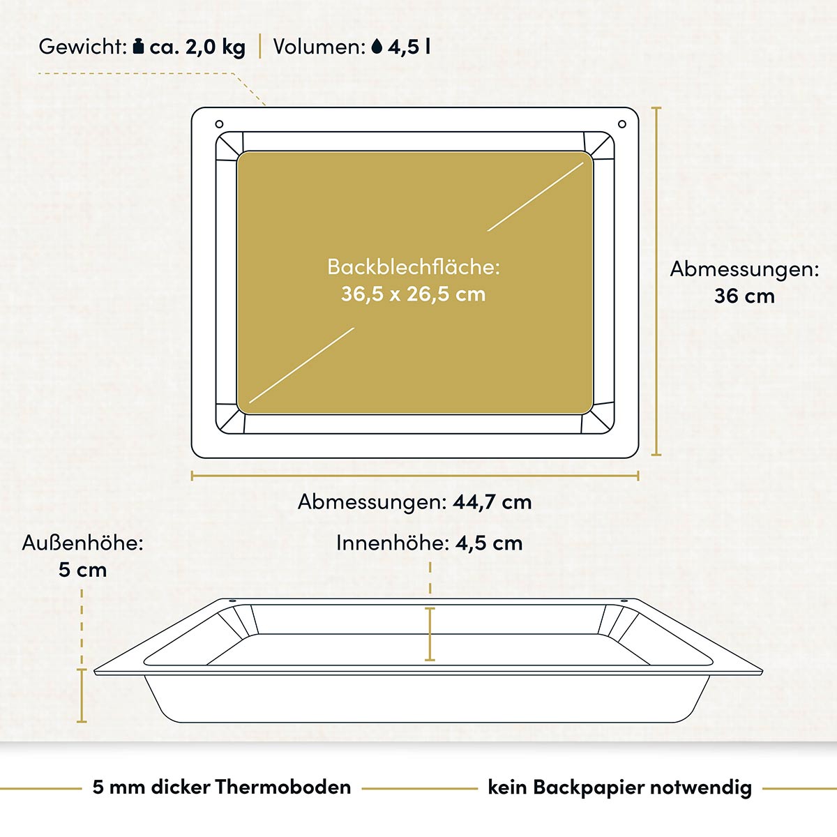 hoffmann-germany-backplatte-4-5-cm-klassik-serie-aluguss-backblech-a-ware-bestse image 4