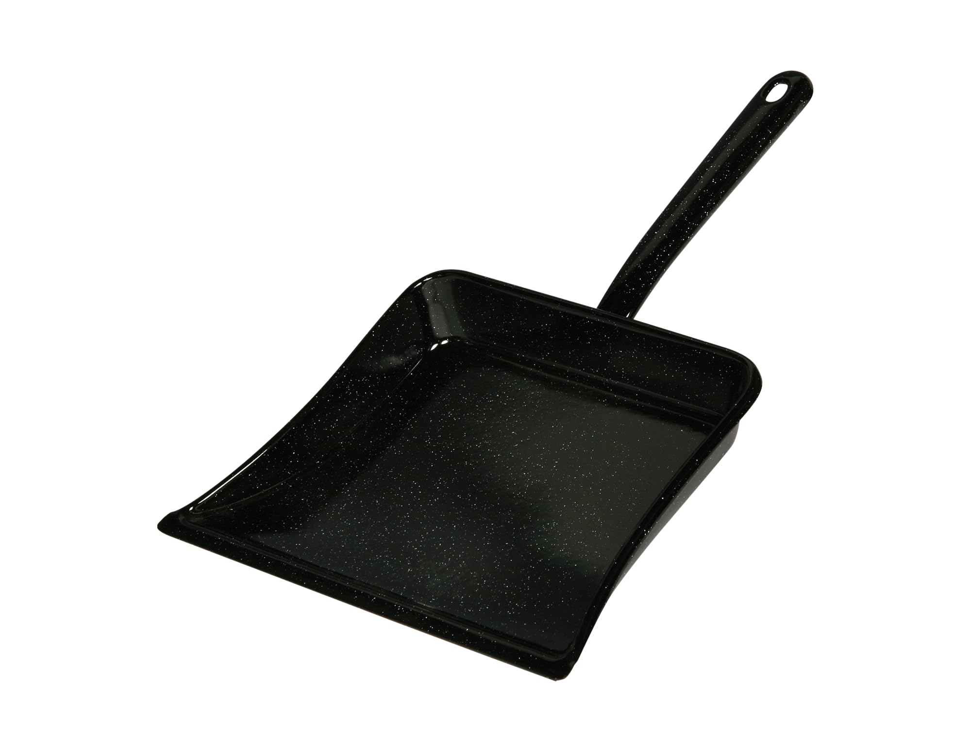 riess-classic-spezialartikel-staubschaufel-emaille-schwarz-kehrblech image 1
