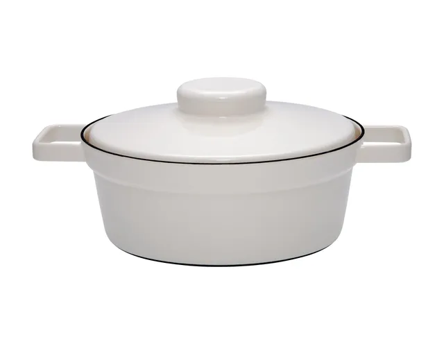 riess-aromapots-kasserolle-mit-deckel-24-cm-grey-emaille-2-0-liter image 1