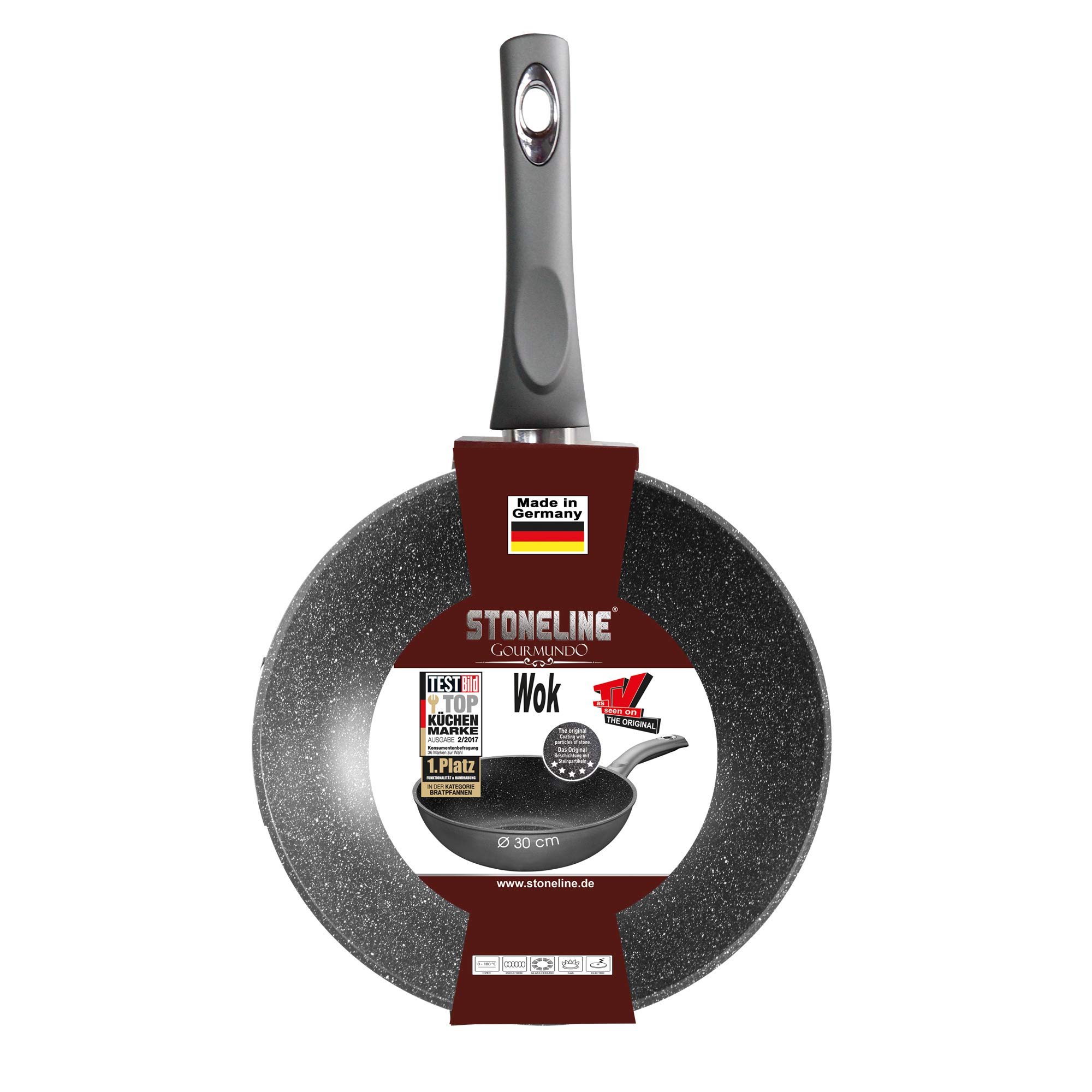 stoneline-gourmundo-wok-30-cm-4-3-l-stein-antihaft-induktion image 6
