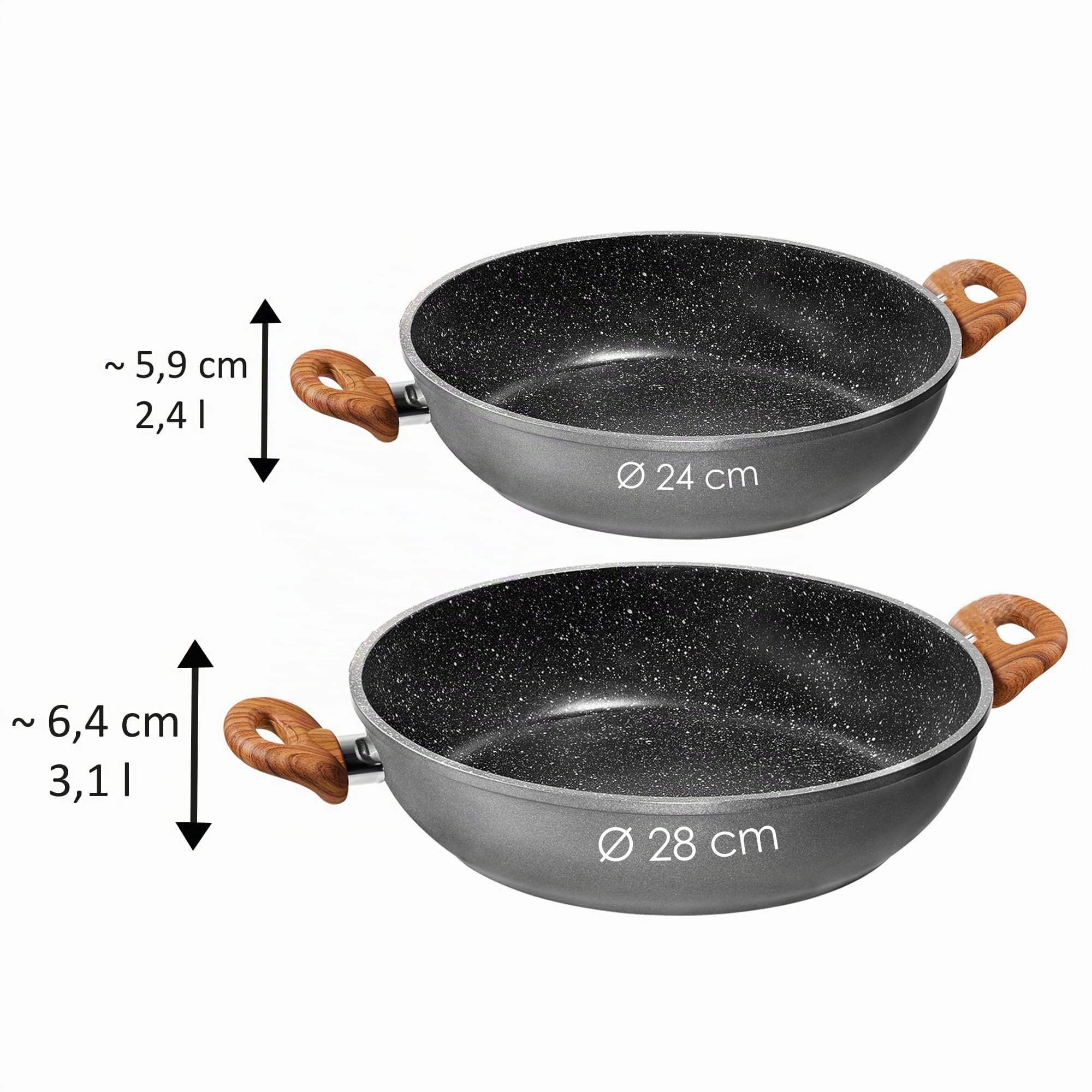 stoneline-made-in-germany-servierpfanne-28-cm-antihaft-mit-steinpartikeln-holzop image 4
