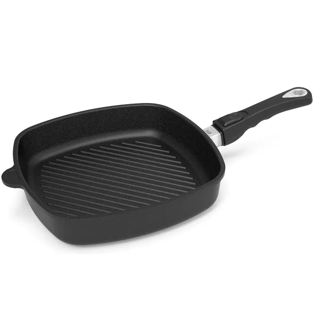 amt-gastroguss-eckpfanne-28-x-28-cm-mit-grillboden-induktionsgeeignet-amzn-i-e28 image 1