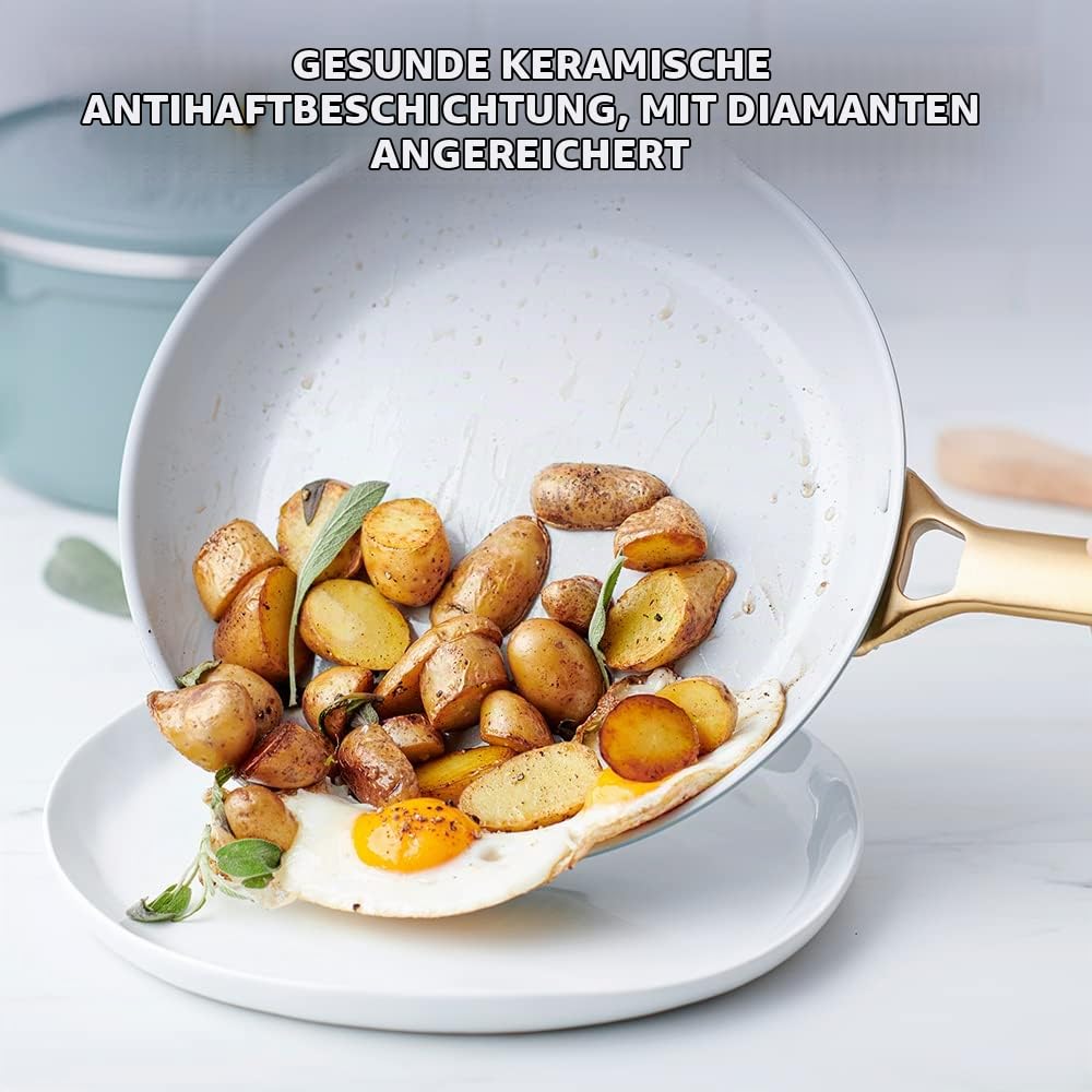 greenpan-padova-10-teiliges-keramik-antihaft-kochgeschirr-set-rauchblau-mit-damp image 2