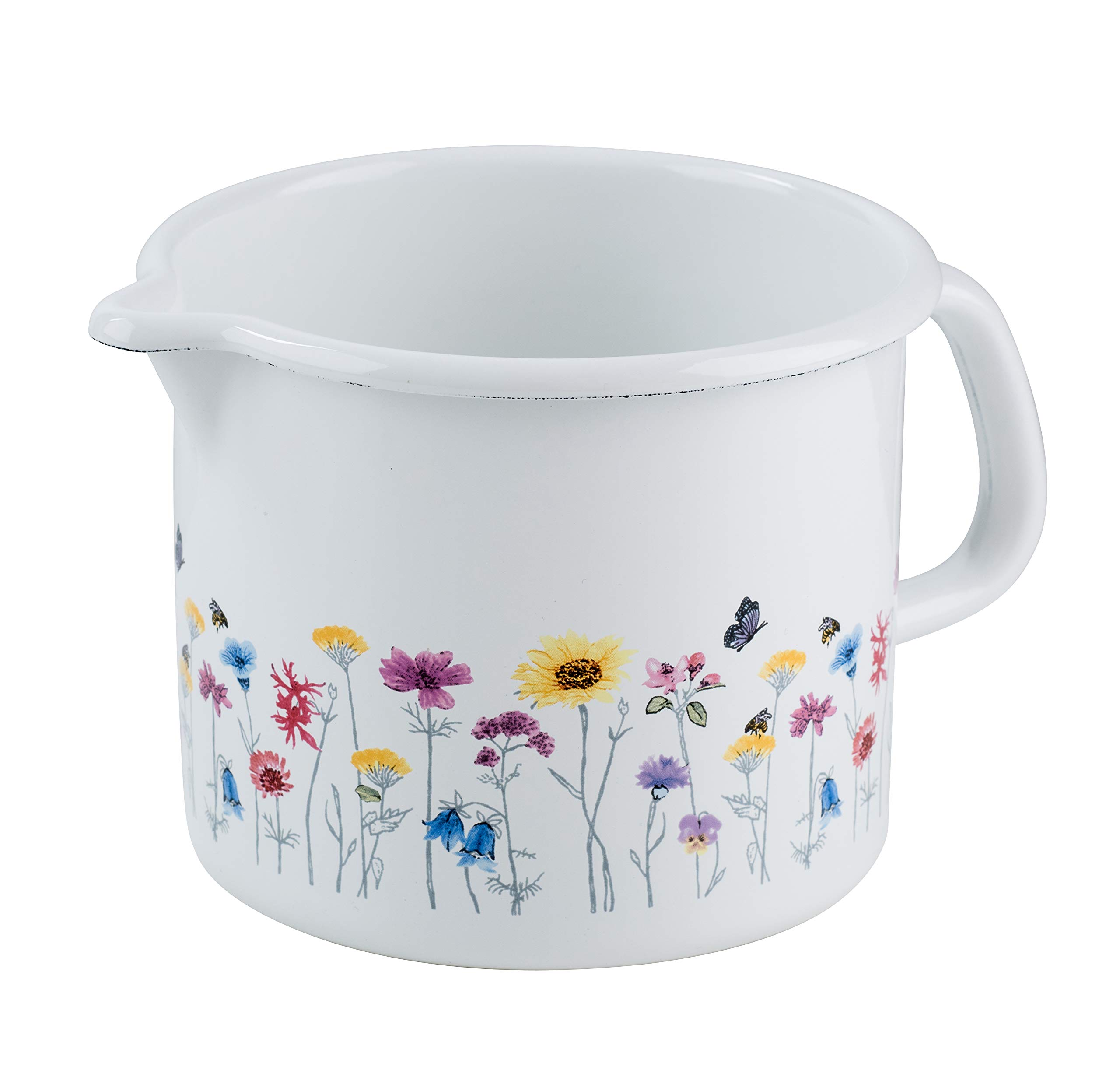 riess-schnabeltopf-flora-10-cm-1-7-liter-emaille-mit-deckel image 1