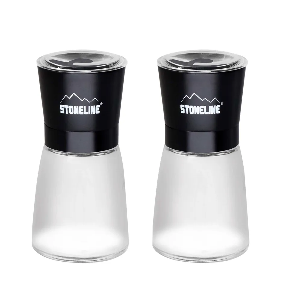 stoneline-gew-rzm-hle-salz-und-pfefferm-hle-manuell-2-teiliges-set-185-ml-schwar image 1