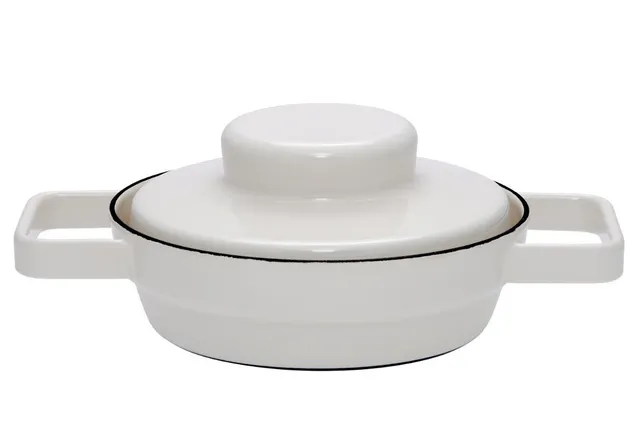 riess-aromapots-light-grey-pfanne-mit-deckel-16cm-emaille image 1