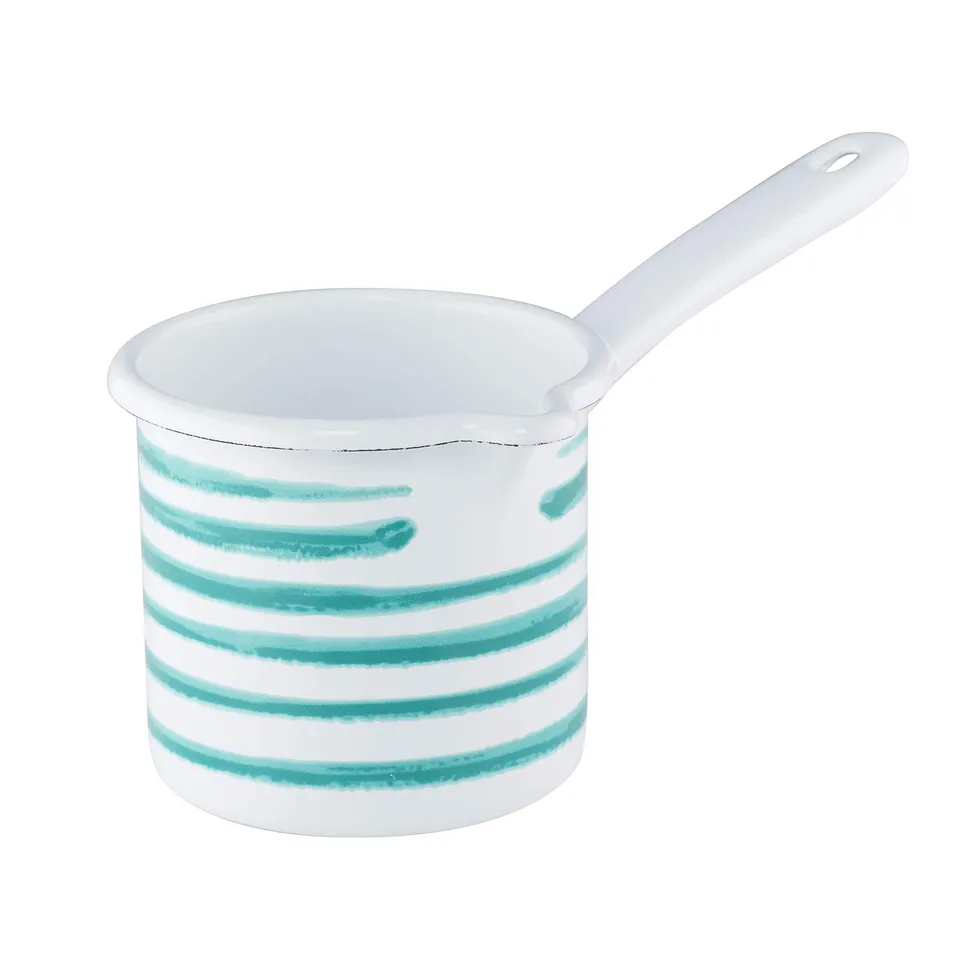 riess-classic-schnabeltopf-emaille-wei-mit-stiel-und-ausgie-er image 1