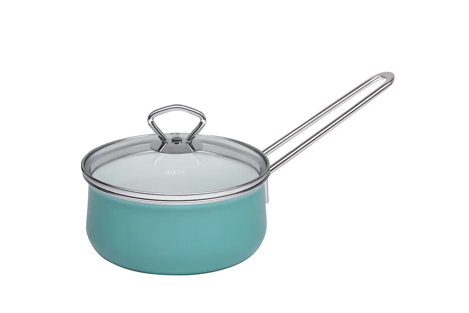 riess-nouvelle-nature-green-extra-stark-stielkasserolle-16-cm-1-0-liter-emaille- image 1