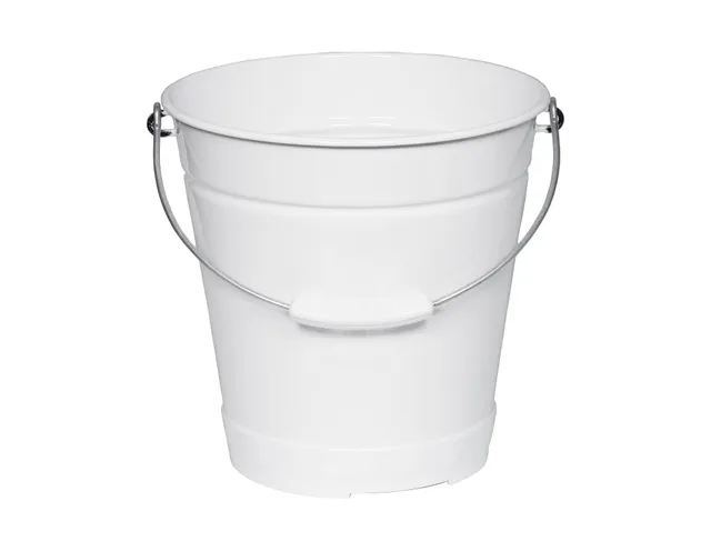 riess-classic-weiss-wassereimer-mit-henkel-28-cm-10-liter-emaille-putzeimer image 1