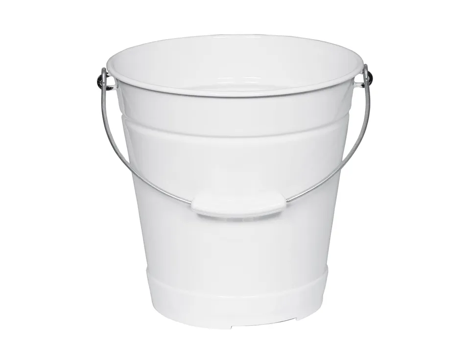 riess-classic-weiss-wassereimer-mit-henkel-28-cm-10-liter-emaille-putzeimer image 1