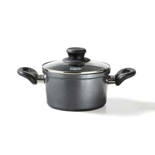 stoneline-aluguss-kochtopf-18-cm-2-l-mit-glasdeckel-grau image 7