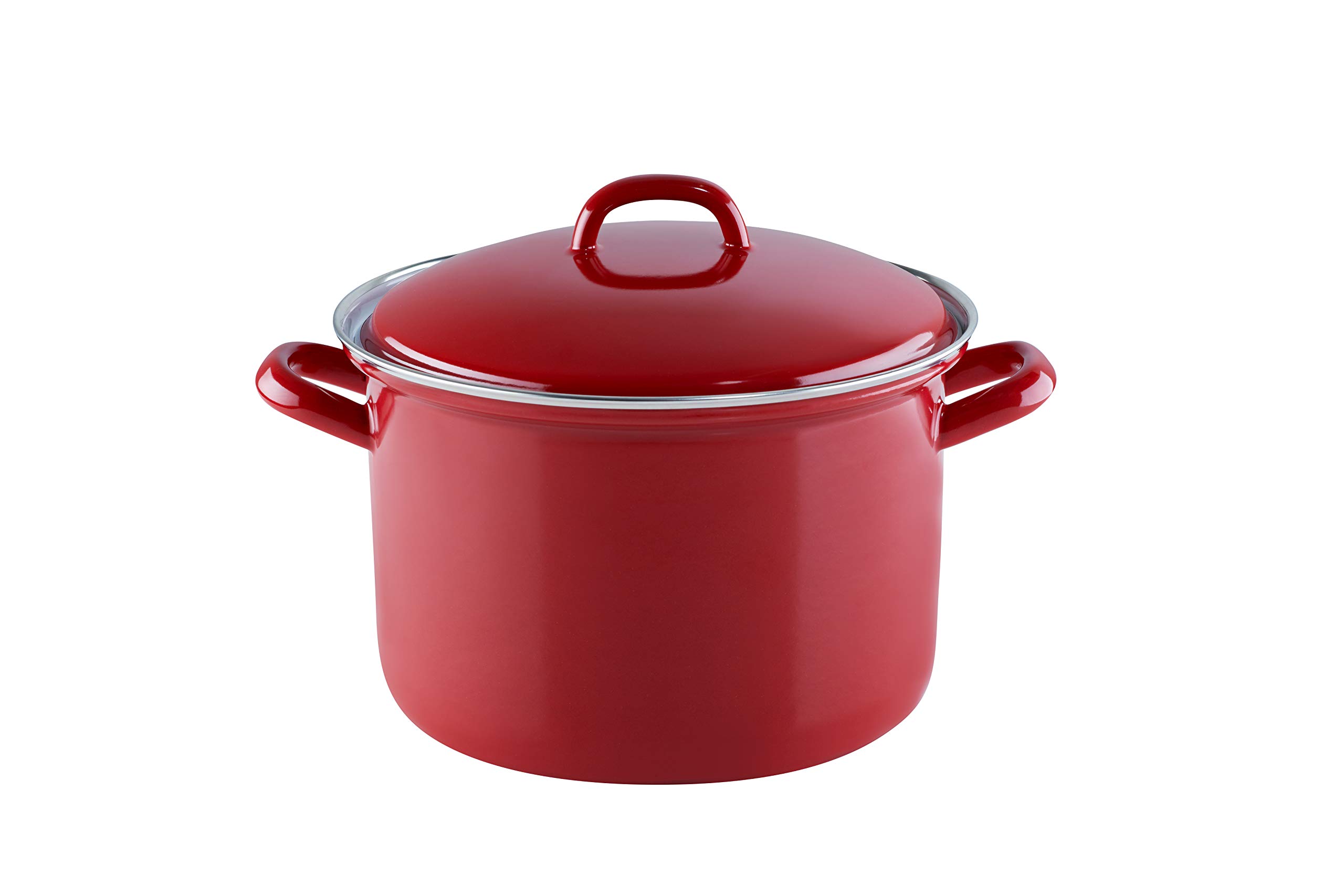 riess-emailset-5-teilig-rot-fleischt-pfe-14-18-22-cm-kasserolle-20-cm-schnabelto image 2