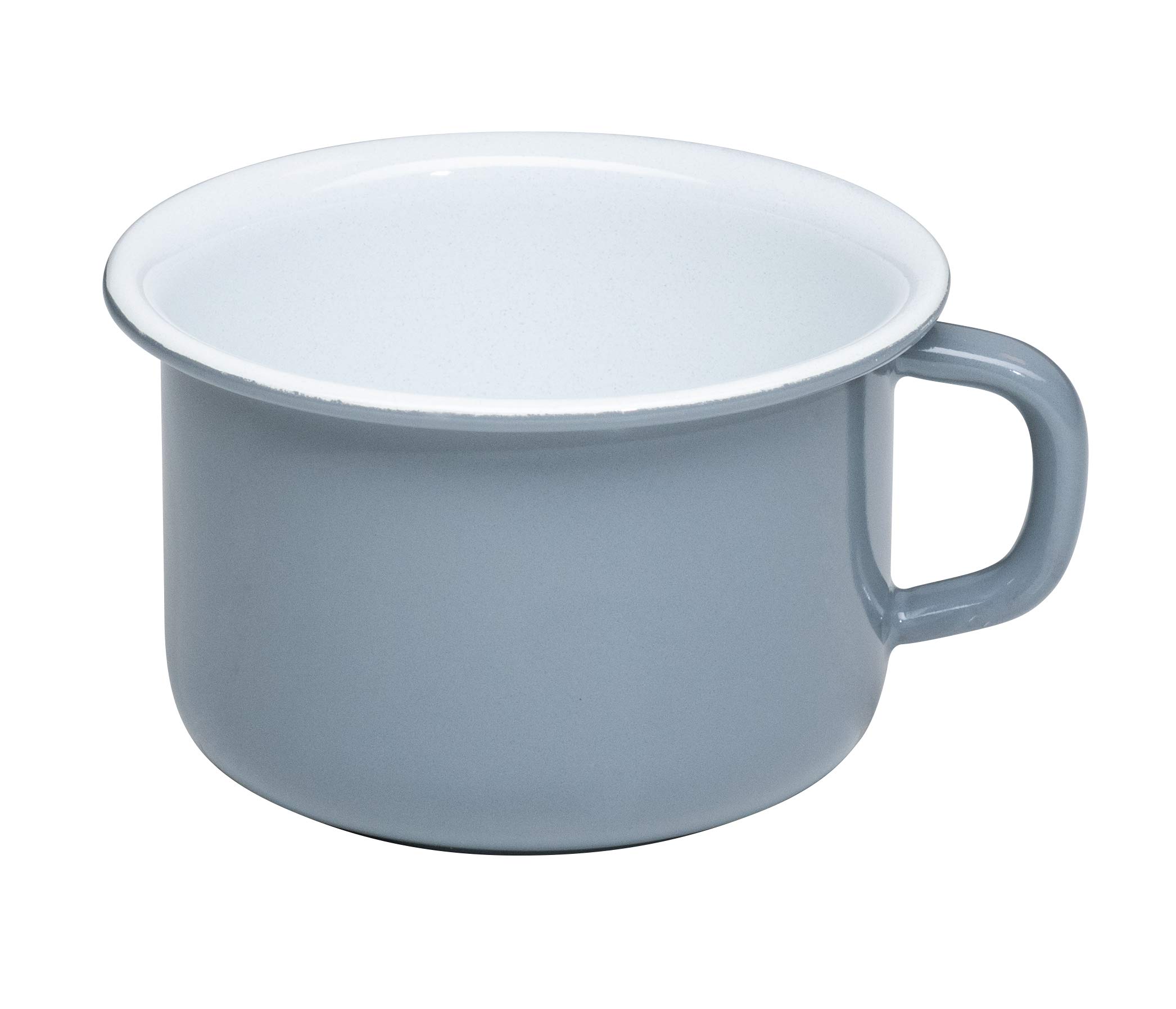 riess-classic-pure-grey-kaffeeschale-10-0-4-liter-emaille-hellgrau image 1