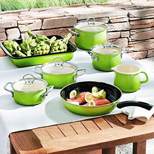 riess-kelomat-smaragd-kasserolle-mit-glasdeckel-24-cm-4-0-l-emaille-topf image 4