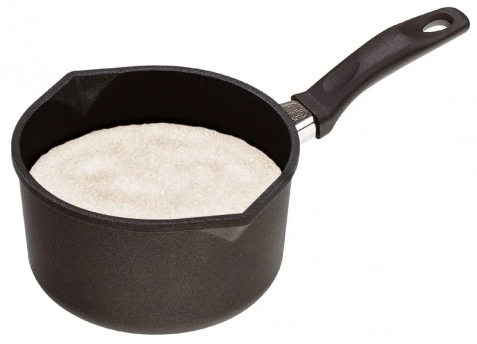 amt-gastroguss-milchtopf-18-cm-milch-und-so-entopf-mit-stiel-lotan-antihaft-alug image 1