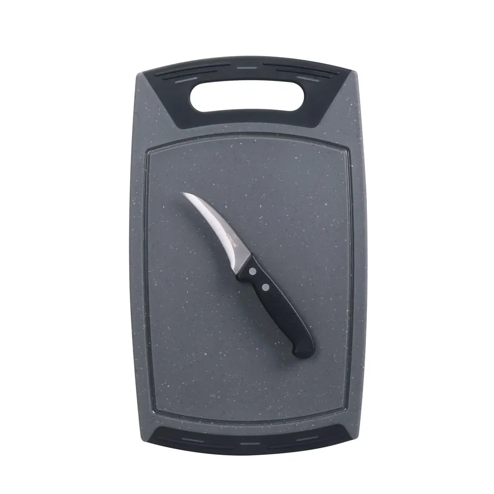 stoneline-2-teiliges-set-schneidebrett-36-x-22-cm-gem-semesser-9-cm-edelstahl image 1