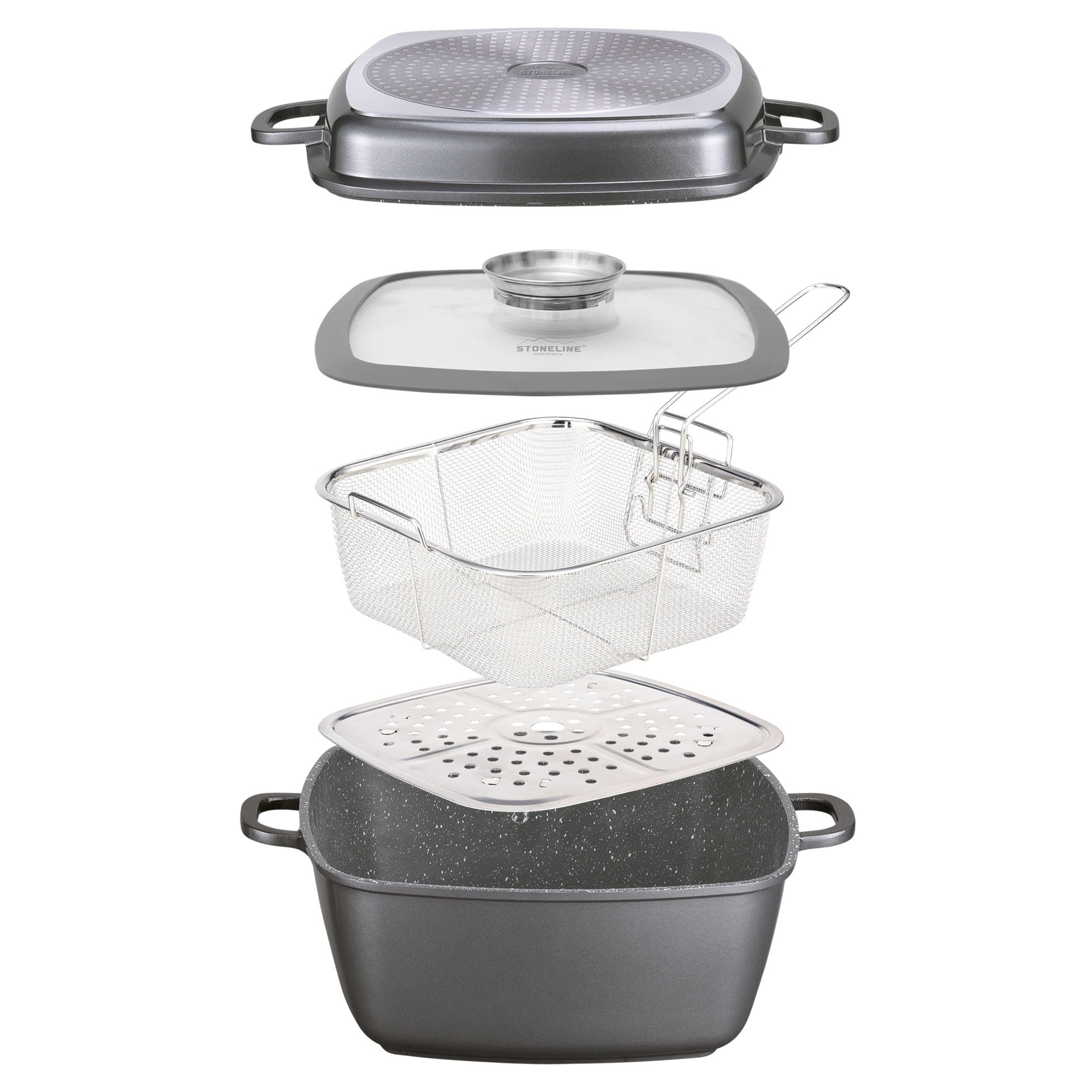 stoneline-aluguss-br-ter-induktion-28-cm-7-1-l-set-5-teilig-antihaft-mit-steinpa image 1