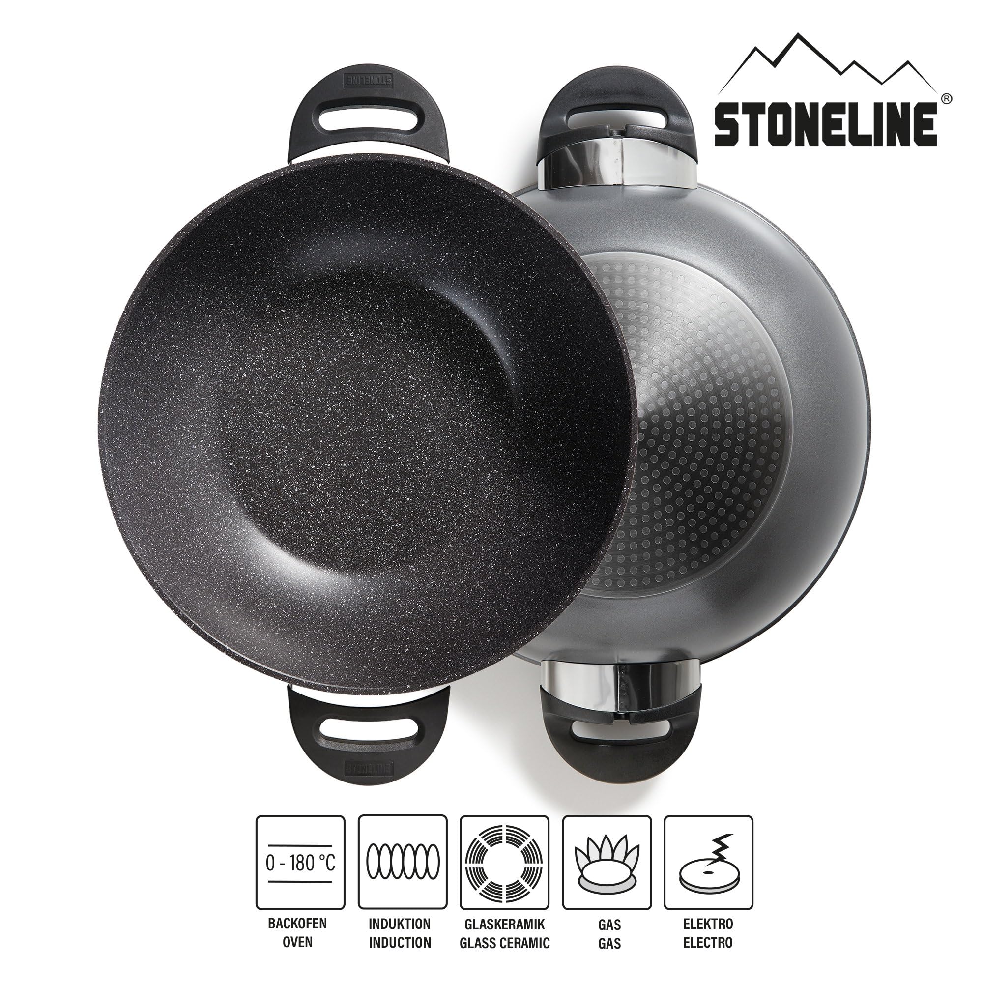 stoneline-wok-32-cm-mit-glasdeckel-aluguss-stein-antihaft-5-7-l-induktion image 3