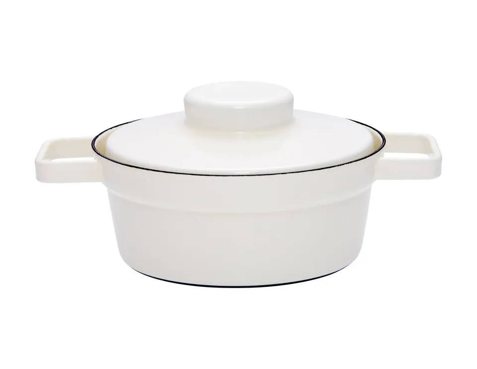 riess-kasserolle-mit-deckel-20-cm-1-2-l-wei-emaille image 1