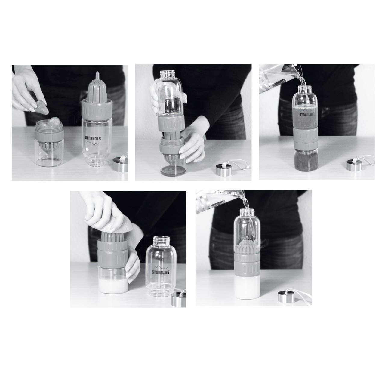 stoneline-2-in-1-trinkflasche-mit-saftpresse-550-ml-orange image 3