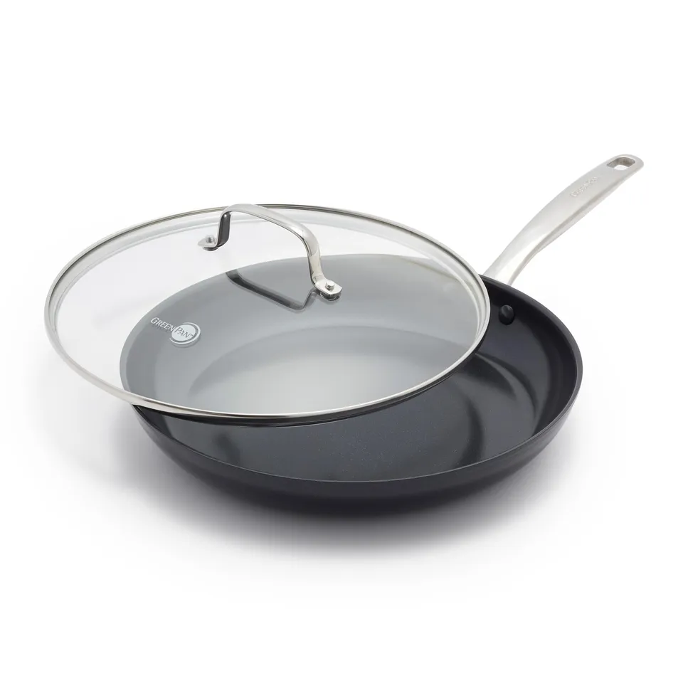 greenpan-prime-midnight-bratpfanne-12-zoll-ca-30-5-cm-keramik-antihaft-schwarz image 1