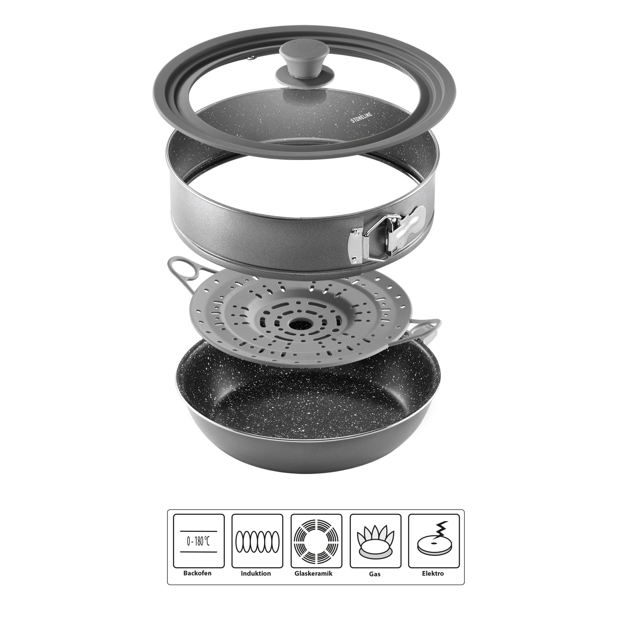 stoneline-multi-back-und-dampf-pfannen-kombination-24-cm-mit-glasdeckel image 5