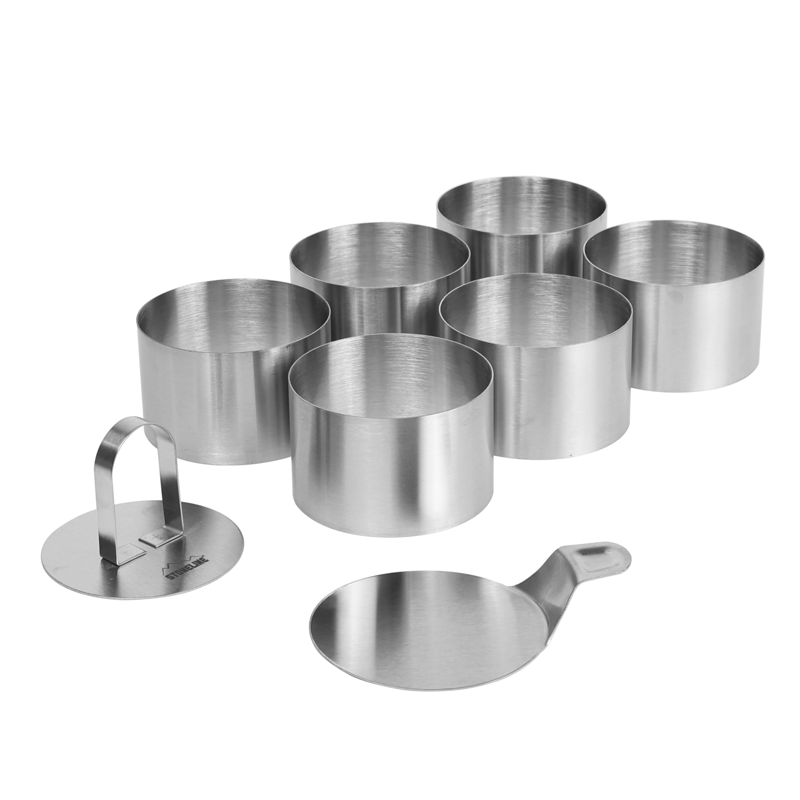 stoneline-dessertringe-speiseringe-set-8-teilig-eckig-8-cm-edelstahl image 7