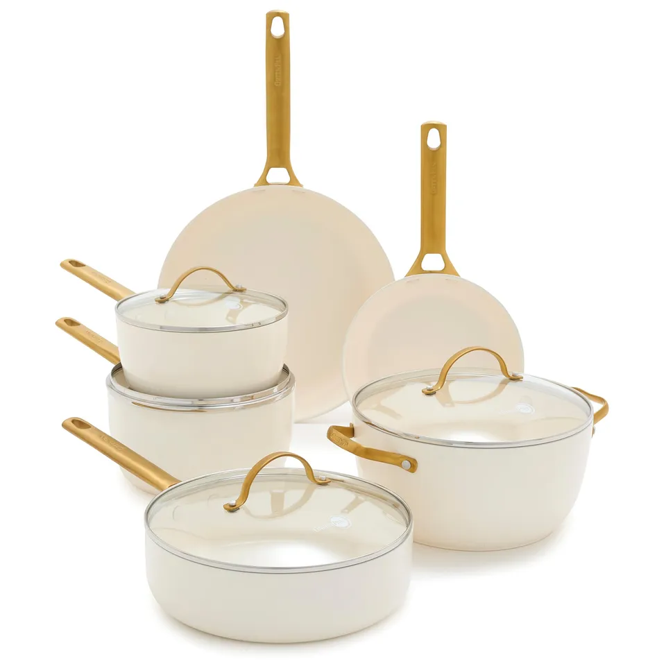 greenpan-reserve-10-teilig-harteloxiert-keramik-antihaft-pfas-frei-cremewei-gold image 1